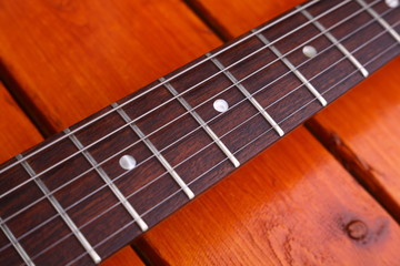 Guitar closeup