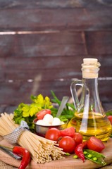  vegetables, spices and pasta