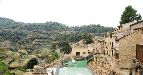 Construcciones y calles de Mura, Barcelona