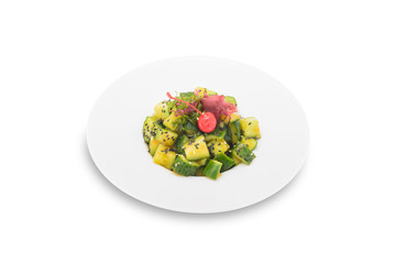 cucumber salad- isolated image