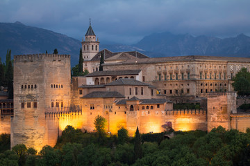 Fototapeta premium alhambra in the night