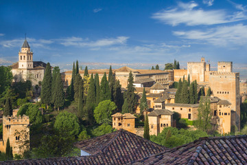 Naklejka premium alhambra fort spain