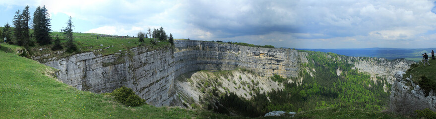 Fototapeta premium Creux du Van - panoramique