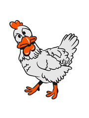 Chicken bird funny comic