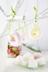 meringues on tree