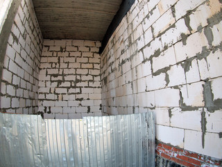 View from inside the premises during construction
