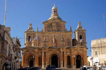 Fototapeta na wymiar église Saint Nicholas de Bari - Siggiewi