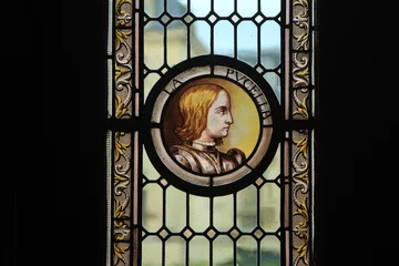 Keuken foto achterwand Glas in lood Jeanne d& 39 Arc gebrandschilderd glas
