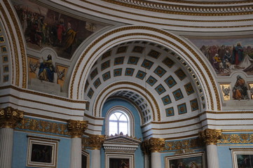 intérieur du Sanctuaire Sainte-Marie-de-l'Assomption de Mosta