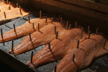 Traditional Finnish fish dish - Loimulohi