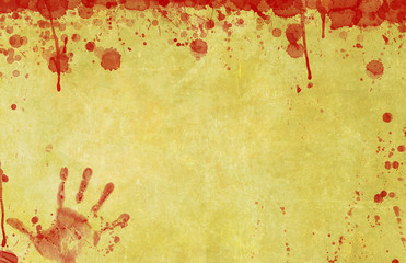 Blood Splattered Paper Background