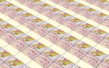 British pound bills stacks background.