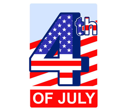 Fourth of July Badge