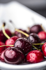 Dark and Light Cherries