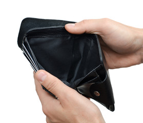 wallet with no money
