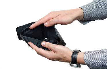 wallet with no money