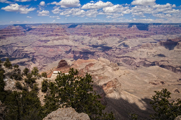 Fototapeta na wymiar Grand Canyon National Park on a sunny day.