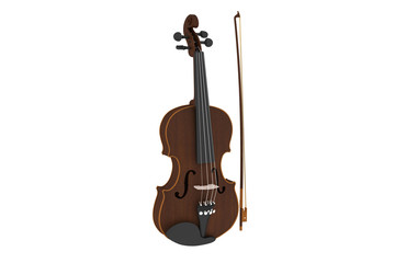 Fototapeta na wymiar isolated violin.