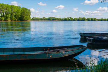 Obraz premium Boats on the Loire