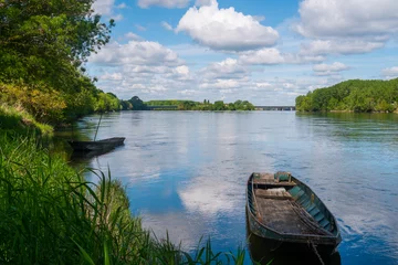 Fotobehang Boats on the Loire © Elisa Locci