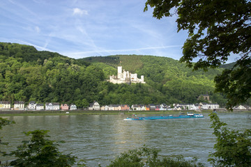 Schloss Stolzenfels bei Koblenz am Rhein, Deutschland