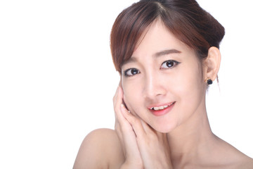 Fototapeta premium Young glamour woman portrait