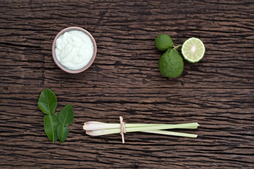 asian homemade fresh herbs scrubs