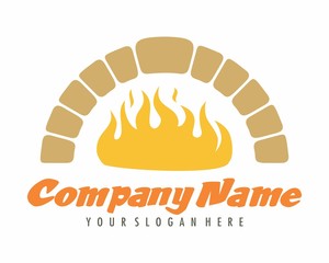 fireplace oven image vector