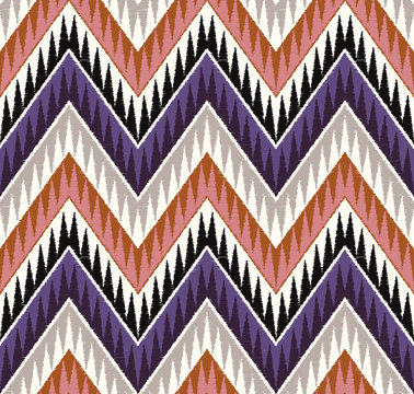 seamless zig zag textured textile pattern
