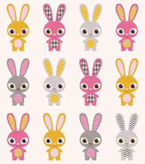 seamless rabbit pattern

