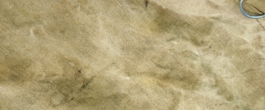 Fototapeta Weathered Old Pale Green Trap Fabric Background