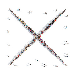  people in the form of stars, flare.