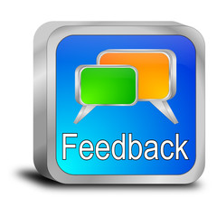 Naklejka premium Feedback Button