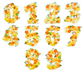Fototapeta premium numbers
