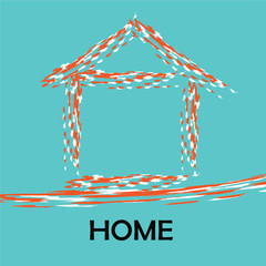 House abstract real estate