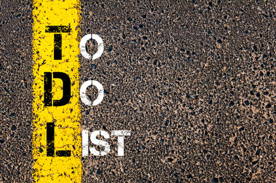 Business Acronym TDL as TO DO LIST