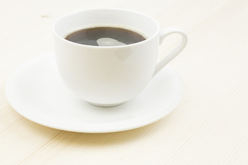 卓上のコーヒー