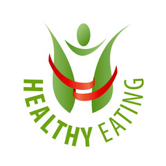 vector logo human and red ribbon