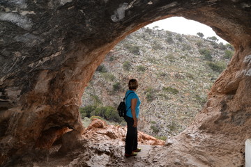 H&ouml;hle bei Milatos, Kreta