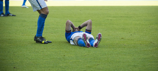 Lesión fútbol © Sergio Martínez