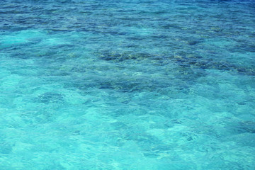 Fototapeta na wymiar Beautiful view of ocean water on island in resort