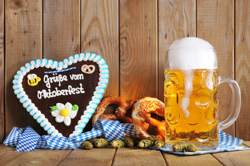 Bayerisches Lebkuchenherz mit Bier
