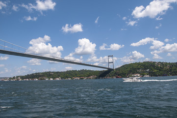 the bridge on Bosphorus