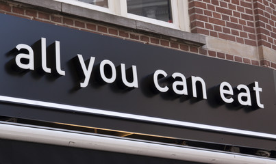 Obraz premium all you can eat