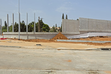 Paving a new road.
Laying of new high-speed roads in Israel.
