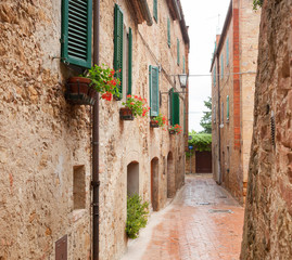 Old Town Pienza in Tuscany