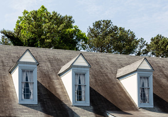 Three Dormers on Old Roof