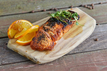 roasted fish