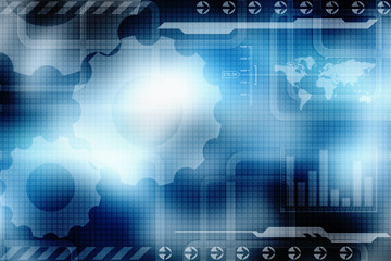 World Map Business Background