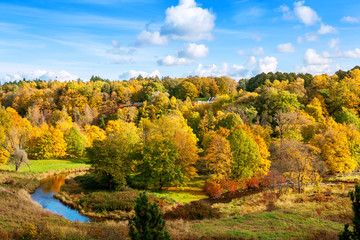 Autumn Park. Toila, Estonia, Europe